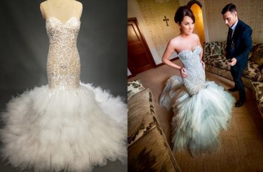 Darius Cordell Fit And Flare Wedding Gown Inspired By J Aton Couture