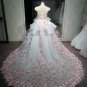 Darius Cordell | Plus Size Wedding Dress in Grey & Pink