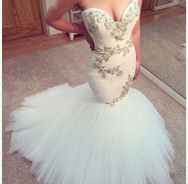 bling wedding dresses