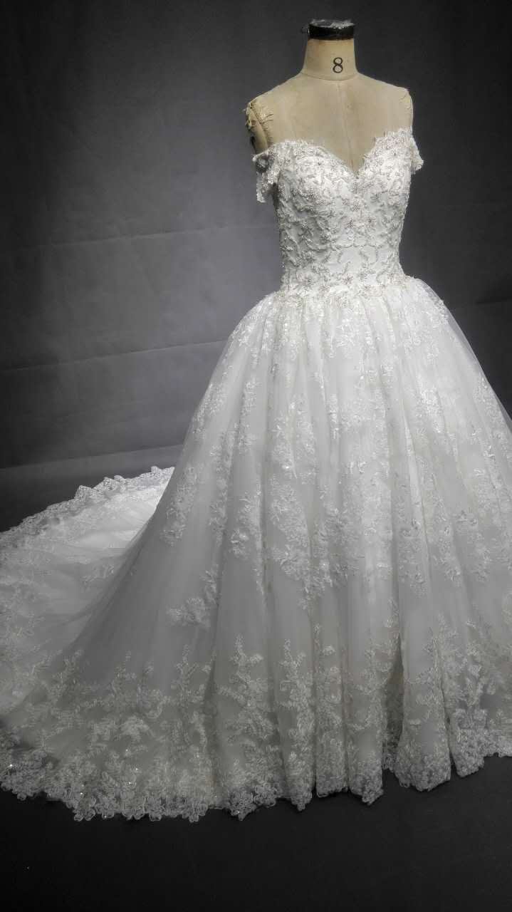 Style LaToria - Off the shoulder a-line bridal gown from Darius Customs