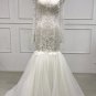 Off the shoulder long sleeve wedding dress