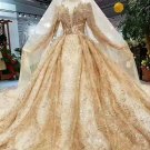 Style FB1202 - Gold fringe wedding dresses from Darius Cordell