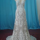 Sleeveless sheath style wedding gown from Darius Cordell