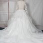 Style 95024-1 Sheer long sleeve lace bridal gowns with large ball gown skirt from Darius Cordell