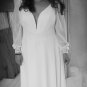 Style #6ca2 - bishop sleeve plus size wedding dresses -