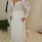 Style #6dbf - Long Sleeve Lace wedding dresses for plus size brides -