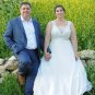 #7f8a - sleeveless plus size wedding dresses -