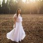 #8e97 - two piece plus size wedding dresses -