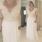 #9dd8 - Empire waist plus size wedding dresses