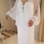 #41c8 - Doleman sleeve plus size wedding dresses -