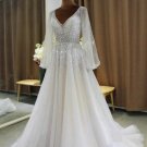 Style #VNDC116 Bishop sleeve wedding gowns from Darius Cordell