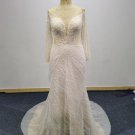 C2021-LeeBray Long sleeve plus size wedding gown from Darius Couture