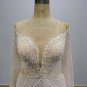 C2021-LeeBray Long sleeve plus size wedding gown from Darius Couture