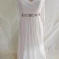 C2013-50 plus size empire waist 3/4 sleeve formal gown
