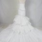C2022 Vintea - Halter fit-n-flare wedding gown with feathers