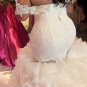 Darius Cordell - off the shoulder plus size wedding gown with swarovski crystal beads