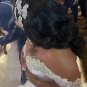 Darius Cordell - off the shoulder plus size wedding gown with swarovski crystal beads