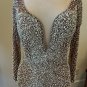 C2023-SWeeks - Long Sleeve Crystal Beaded Pageant Gowns