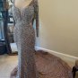 C2023-SWeeks - Long Sleeve Crystal Beaded Pageant Gowns