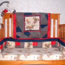 Nojo Wild West Cowboy Crib Set 9 pc set