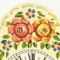 Hand-painted cream mini wall clock OL-830W