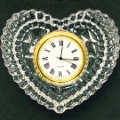 Lead Crystal Heart Clock OL-C3606
