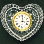 Lead Crystal Heart Clock OL-C3606