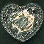 Lead Crystal Heart Clock OL-C3606