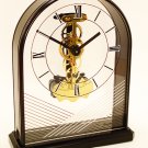 Black Contemporary Skeleton Tabletop Clock OL-3116