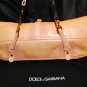 Dolce & Gabbana snakeskin & gold hardware handbag authentic