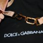 Dolce & Gabbana snakeskin & gold hardware handbag authentic