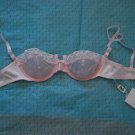 NWT D&G by DOLCE & GABBANA pink lace demi bra 32 new w/ tags