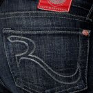 New Rock & Republic Kasandra "Rock The Cure" jeans Revolution Blue 25 NWOT