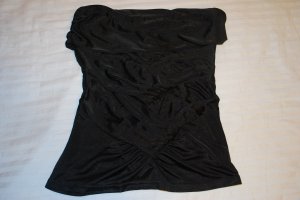 GUCCI black ruched strapless shirt top XS/S authentic