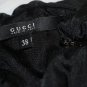 GUCCI black ruched strapless shirt top XS/S authentic