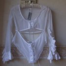 STASY  ASHLEY  DISIYNS WHITE SET BLOUSE AND SHORTS