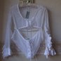 STASY  ASHLEY  DISIYNS WHITE SET BLOUSE AND SHORTS