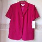 NYGARD COLLECTION BURGUNDY WOMENS JACKET SIZE 8