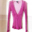 XOXO LACE BEADED JUNIORS BLOUSE SIZE S