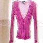 XOXO LACE BEADED JUNIORS BLOUSE SIZE S