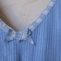 BCBG MAXAZRIA LT- BLUE JUNIORS TOP SIZE L
