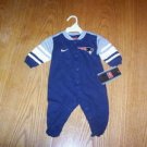 NFL New England Patriots 0-3 mo BOYS Sleeper /Romper