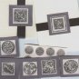 Celtic and Asian Mon Crests - 89 Rubber Stamps -  FULL sheet!
