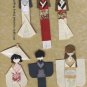 Straight Form Ningyo Dolls-FREE ship! Kimono Origami Doll Book