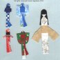Straight Form Ningyo Dolls-FREE ship! Kimono Origami Doll Book