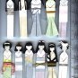 Simple Washi Ningyou Origami Anesama Ningyo Kimono Paper Dolls-Premade! ready-to-use!