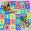 EVA Alphabet & Number Interlocking Puzzle Foam Mat 6"