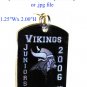 Custom Engraved Team Pendant for High School or League Play