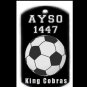 Custom Engraved Youth Soccer Pendant