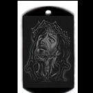 Jesus Looking Up Engraved Pendant With Custom Engraved Message
